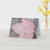 Rumi Quote Autumn Leaf Kaart (Gele Bloem)