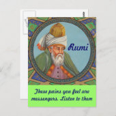 Rumi quote briefkaart (Voorkant / Achterkant)