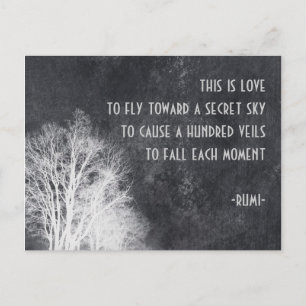 Rumi quote briefkaart