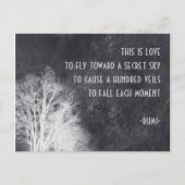 Rumi quote briefkaart (Voorkant)