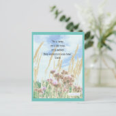 Rumi Quote Briefkaart "Wees een lamp" (Staand voorkant)