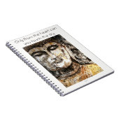 Rumi Quote Buddha Waterverf Spiral notebook Notitieboek (Rechterzijde)