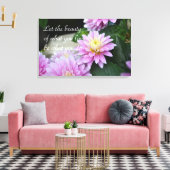 Rumi Quote Dahlia Canvas Print (Insitu (Woonkamer))