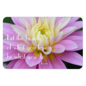 Rumi Quote Dahlia Magnet Magneet (Horizontaal)