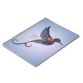 Rumi Quote "Je bent geboren met Wings" Notitieboek (Linkerzijde)