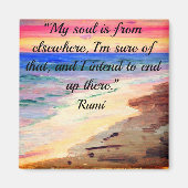 Rumi Quote Magnet (Voorkant)