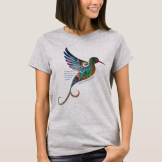 Rumi Quote met Hummingbird Women's Shirt