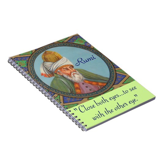 Rumi quote notebook notitieboek (Rechterzijde)