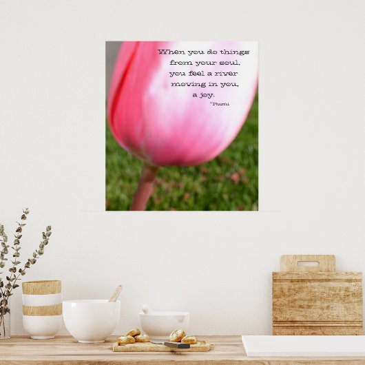 Rumi Quote Poster (Keuken)