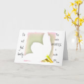 Rumi Quote Tulip Kaart (Gele Bloem)