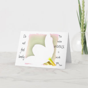 Rumi Quote Tulip Kaart