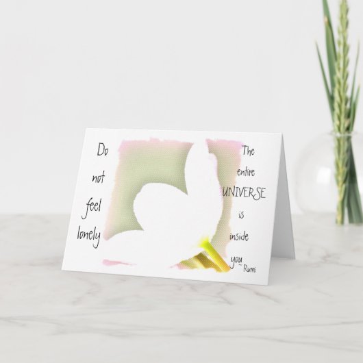 Rumi Quote Tulip Kaart (Voorkant)