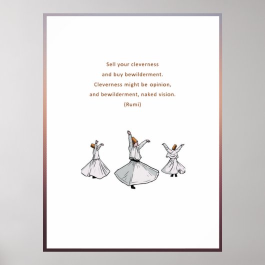 Rumi Quotes Poster (Voorkant)