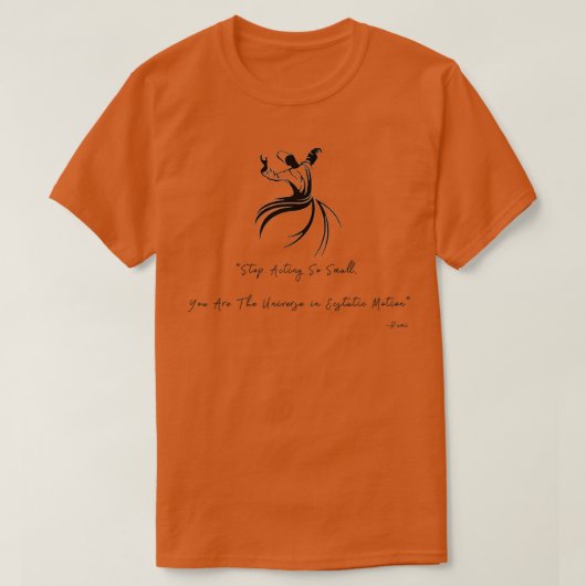 Rumi Quotes Sufi dans 1 T-shirt (Design voorkant)