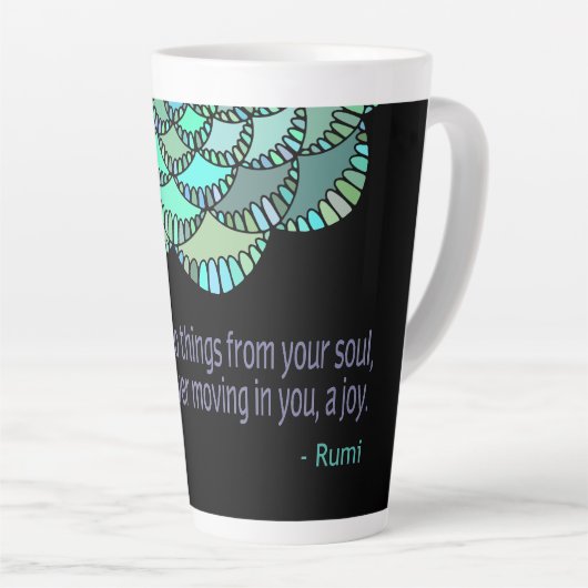 Rumi River in You Quote Latte Mok (Rechterhoek)