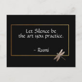 Rumi Silence Quote Briefkaart (Voorkant)