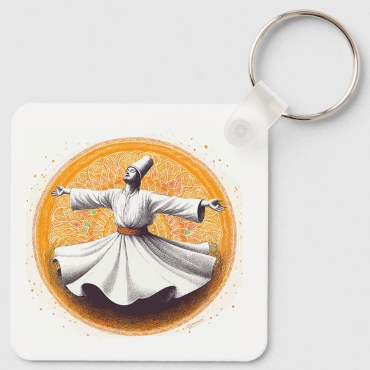 Rumi Sleutelhanger (Achterkant)