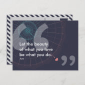 rumi-succesquote briefkaart (Voorkant / Achterkant)