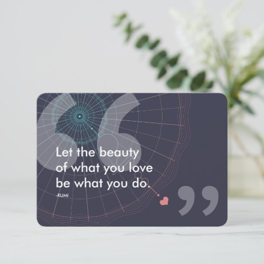 rumi-succesquote kaart (Staand voorkant)