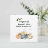 Rumi Thanksgiving Quote - Happy Thanksgiving Invit Kaart (Staand voorkant)