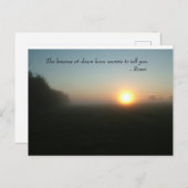 Rumi "The Breezes at Dawn"-briefkaart Briefkaart (Voorkant / Achterkant)