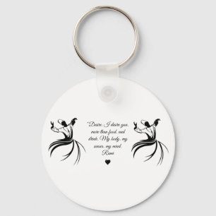 Rumi Valentijn houdt van je poëzie Sleutelhanger