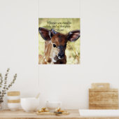 Rumi waar je ook staat poster (Keuken)