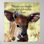 Rumi waar je ook staat poster (Voorkant)