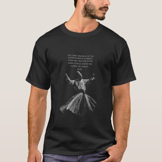 Rumi Whirling Dervish T-shirt (Voorkant)
