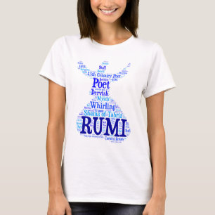 Rumi Word Art T-shirt