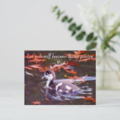 Rumi wordt levende poëzie briefkaart (Staand voorkant)