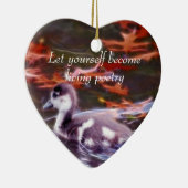 Rumi wordt levende poëzie keramisch ornament (Rechts)