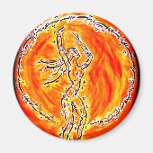 Rumi's Sun Magneet (Voorkant)