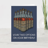 RUMLIEFHEBBERS  DRANK ALCOHOLVERJAARDAG KAART (Voorkant)