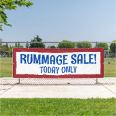 Rummage Sale! Aangepaste patriottische banner (Insitu)