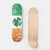 Rummaged Irish Flag Persoonlijk Skateboard (Voorkant)