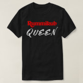 Rummikub Queen Player Fan Premium T-shirt (Design voorkant)