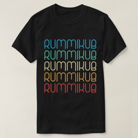 Rummikub  T-Shirt herhalen (Design voorkant)