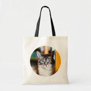 Rummy Full of Flies Siamese Cat Canvas tas