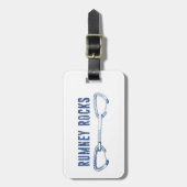 Rumney Rocks Climate Quickdraw Bagagelabel (Voorkant verticaal)