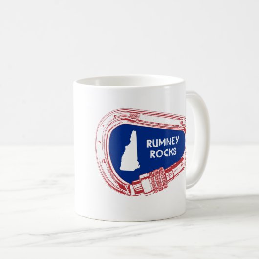 Rumney Rocks Climing Carabiner Koffiemok (Voorkant rechts)