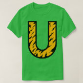 Rumoer belettering U 1 T-shirt (Design voorkant)