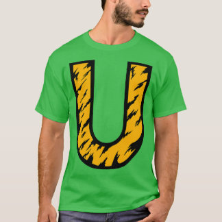 Rumoer belettering U 1 T-shirt