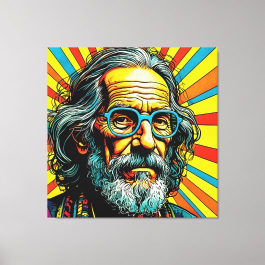 rumoerig canvas afdruk (Voorkant)