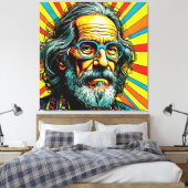 rumoerig canvas afdruk (Insitu (Slaapkamer))