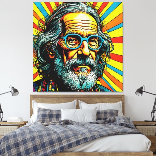 rumoerig canvas afdruk (Insitu (Slaapkamer))