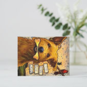 Rumor Dog Briefkaart (Staand voorkant)