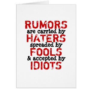 RUMORS ~ Kaart Truism/filosofie