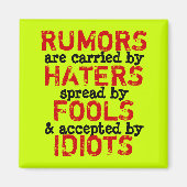 RUMORS ~ Magnet Truism (Voorkant)