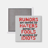 RUMORS ~ Magnet Truism (Voorkant / Achterkant)